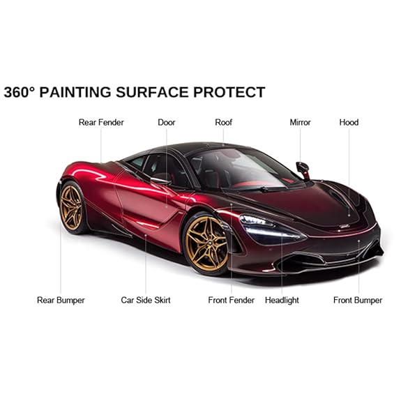 HOHOFILM Matte Black Paint Protection Film for Car Body Anti-Scratch PPF  TPU Wrapping Film 5ft x 16.4ft