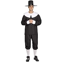 Fun World American Pilgrim Man Adult Costume-Standard