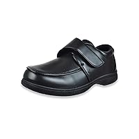 French Toast Boys' Driving Strap Moccasins - Black, 6 Toddler