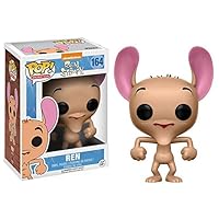 Funko Pop Ren and Stimpy + Protector: Pop! Animation Vinyl Figure (Gift Set Bundled with ToyBop Brand Box Protector Collector Case) (Ren)