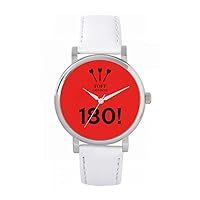 Red 180 Darts Watch Ladies 38mm Case 3atm Water Resistant Custom Designed Quartz Movement Luxury Fashionable