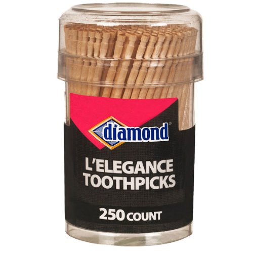 Diamond, L'Elegance Toothpicks - 250 Ct(pack of 2)