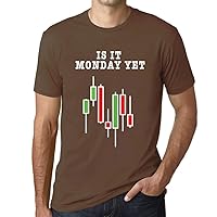 Men's Graphic T-Shirt is It Monday Yet Stock Market Traders Eco-Friendly Limited Edition Short Sleeve Tee-Shirt