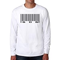 Personalized BAR Code Add Any Name Long Sleeve T-Shirt