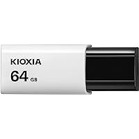KIOXIA KLU304A064GK Former Toshiba Memory USB Memory 64GB USB 3.2 Gen1 Knox Slide Type, Made in Japan