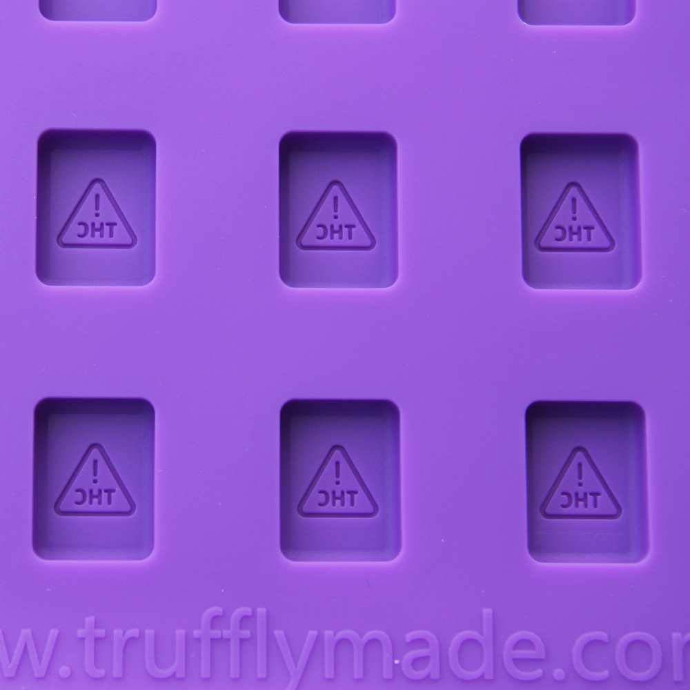 Mini Square Edibles Mold, Edible Gummies, Candy Mold, 54 cavities - Truffly Made