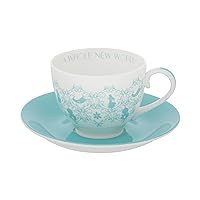 English Ladies Co. Disney Princess Color Story Teacup and Saucer : Jasmine from Aladin
