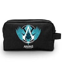 ABYSTYLE - Assassin's Creed Eagle and Crest Toiletry Bag, Black