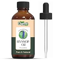 Hyssop (Hyssopus Officinalis) Oil | Pure & Natural Essential Oil for Skincare, Massage, Aroma and Diffusers- 30ml/1.01fl oz