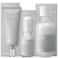 celimax Dual Barrier Boosting Serum & Creamy Toner & Long Lasting Cream, Daily Skincare Set