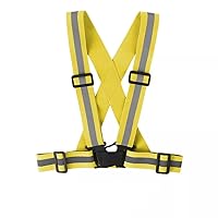 Mesh High Visibility Safety Reflective Vest with Reflective Strips and Zipper，Hi Vis Viz Reflective Safety Vest