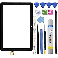 for Amazon Kindle Fire HD 7 Tablet (12th Generation Released in 2022) Screen Replacement Digitizer Touch Glass Front Panel, Only for Fire HD7 12 Gen 2022 Repair Kit.
