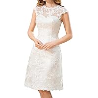 Lace Short Wedding Dress A Line Prom Gowns