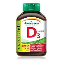 Vitamin D3 1,000 IU Bonus -240 tabs Brand: Jamieson Laboratories