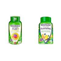 Multi + Energy 90ct & MultiVites Gummy Vitamins 150ct with 12 Vitamins