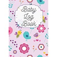 Baby log book: Baby logbook and newborn nannies nanny, baby bottles, notebook on sleep, awakening and baby's health, diet, diapers, medications, meals and moods of the infant. twin parent help.