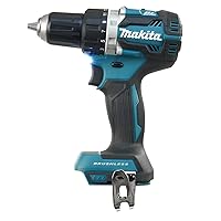 Makita cordless drill/driver (without battery/charger, 450 W, 18 V) DDF484Z, blue/black