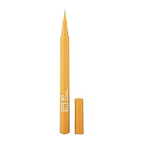The Color Pen Eyeliner 137 - Ultra Fine Tip 14H Yellow Longwear Liquid Liner - Vibrant Colors, Matte, Smudgeproof, Flake Proof Eye Makeup - Cruelty Free, Paraben Free, Vegan Cosmetics - Yellow