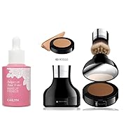 CAILYN Built In Brush Foundation & Makeup Primer Rose Water, 03-ROSSO