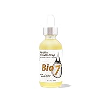 BIO7 KERATIN GROWTH DROP W/ CERAMIDE + NIACIN + PEPTIDE – 2 Fl Oz – Combines The Power of Hair Strengthening Keratin, Improve Scalp Condition For Hair Growth, Nourish Niacin and Grow-Promoting Peptide, Improve Silky Soft & smoothness, No More Hair Loss Defense System - By Natures