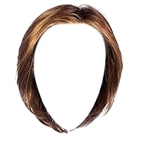 Gabor All Too Well Layered Chin-Length Wig, Textured Chic Cut Hair Wig by Hairuwear, Average Cap, GL10-14 Walnut
