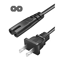 2 Prong Power Cord for Sony GTK-XB90 GTK-XB60 SRS-XP700 SRS-XP500 MHC-V71 Wireless Portable Speaker Replacement Charging Cable AC Cable (6FT)