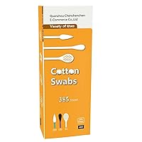 [3 in 1] Cotton Swab Set Has A Variety of Cotton Tips for Beauty, Makeup, Cleaning and Makeup Removal - 385PCS