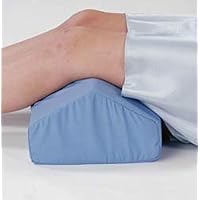 Therapist's Choice® Elevating Leg Rest Cushion Foam Pillow, Helpful for Knee and Leg Pain, 17 x 10 x 6 inches, Blue