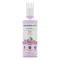Mamaearth Rosemary Hair Growth Oil | Control Hair Fall & Strengthens Weak Follicles | Scalp Care with Methi Dana for Strong Roots | 5.07 Fl Oz (150ml)