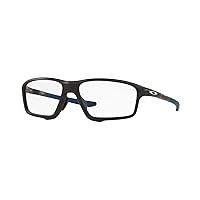 Oakley Men's Ox8080 Crosslink Zero Asian Fit Square Prescription Eyewear Frames