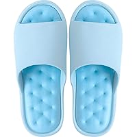 Home Shoes Shower Sandal Slippers Quick Drying Bathroom Slippers Slippers Soft Sole Open Toe House Slippers Womens Summer Slippers (Color : B, Size : 38 M EU)