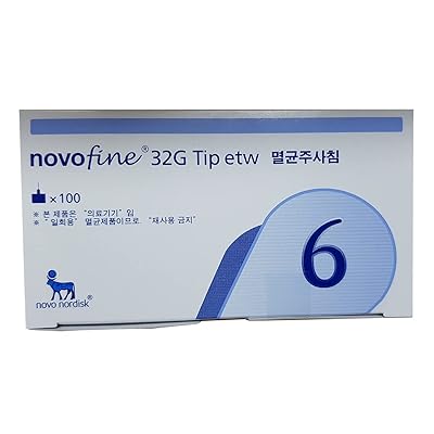 TG153 Novofine 32G 0.23/0.25x6mm, 100pcs/box