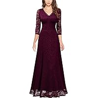 Mother of The Bride Dresses Long high Waist Maxi lace Bridesmaid Dress for Women Formal Evening Gowns