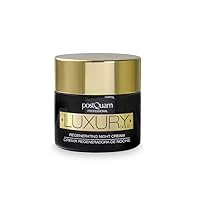 Professional Luxury Gold Regenerating Night Cream 50ml - Spanish Beauty - Care - Moisturizing - Skin - All Skin Types - Tones - Ideal- Soft and Tighter Skin - Hyaluronic Acid - Almond Oil