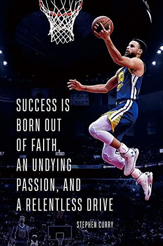 QXNRT LeBron James Poster, Motivational Quote Canvas Poster Wall Art, Basketball Players Canvas Wall Art, Gift for La Lakers Fan, Men, Boys, Teens