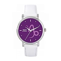 Purple Capricorn Watch Ladies 38mm Case 3atm Water Resistant Custom Designed Quartz Movement Luxury Fashionable