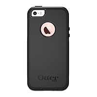 OTTERBOX COMMUTER SERIES Case for iPhone SE (1st gen - 2016) and iPhone 5/5s - Frustration FRĒe Packaging - BLACK