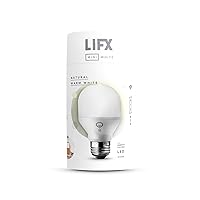 Mini White (A19) Wi-Fi Smart LED Light Bulb, Dimmable, Warm White, No Hub Required, Works with Alexa, Apple HomeKit and the Google Assistant,9 watts