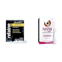 Complete Dry Eye Relief Emulsion and iVIZIA Lubricant Gel for Severe & Nighttime Dry Eyes - 30 Count