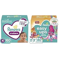 Pampers Potty Training Transition Kit, 140 Count Size 4