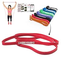 RubberBanditz Pull Up Assist Resistance Bands Heavy Duty Loop Exercise Workout Bands for Powerlifting, Mobility, and Stretching