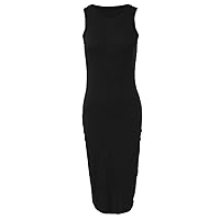 Long Dresses for Women Summer,Women Solid Tank Top Dress Slim Underwear Sexy Temperament Long Skirt Evening Sum