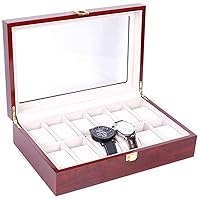 Watch Box Watch Display Storage Holder Wooden Box Jewelry Collection Case Organiser Watch Organizer Collection (Color : Photo Color Size : One size)