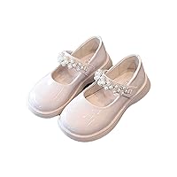 Kids Princess Shoes Baby Party Solid Color Dress Shoes Children First Walking Toddle Shoes Girls Rhinestone Marry Jane Shoes