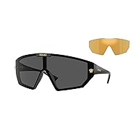 Versace VE4461 Irregular Sunglasses for Men for Women + BUNDLE With Designer iWear Complimentary Eyewear Kit