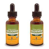 Herb Pharm Certified Organic Goldenrod Liquid Extract for Urinary System Support, 1 Fl Oz (Pack of 2)