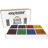 408-Count Crayon Class Pack, Best-Buy Assortment (Premium, 8 colors, Full Size, 3.5 Inch) for Schools, Classrooms, Camps, Offices, Crafts - Non-Toxic Meets ASTM D-4236