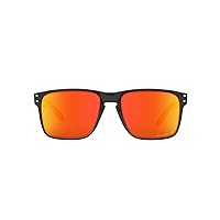 Oakley Man Sunglasses Matte Black Frame, Warm Grey Lenses, 59MM