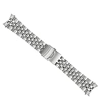 22MM SOLID LINK SUPER HEAVY WATCH BAND COMPATIBLE WITH SEIKO SKX007/009/011 316L SOLID END L