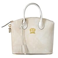 Pratesi Leather Bag for Women Versilia Small Handbag in cow leather Made in Italy
